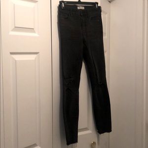 Madewell Size 24 9” High Riser Skinny Skinny Jeans